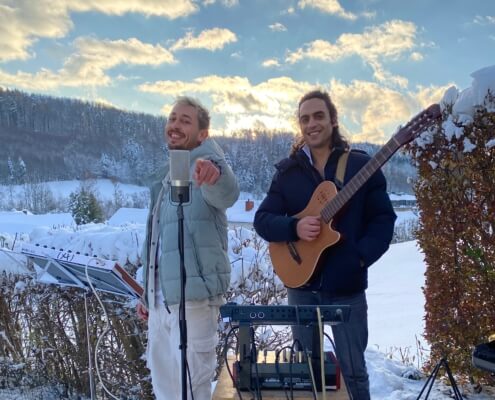 DJ Duo mit Live Musik